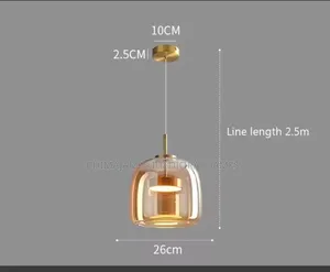 Zhongshan Glass Lighting Fixtures Nordic Modern Minimalist Bar Counte