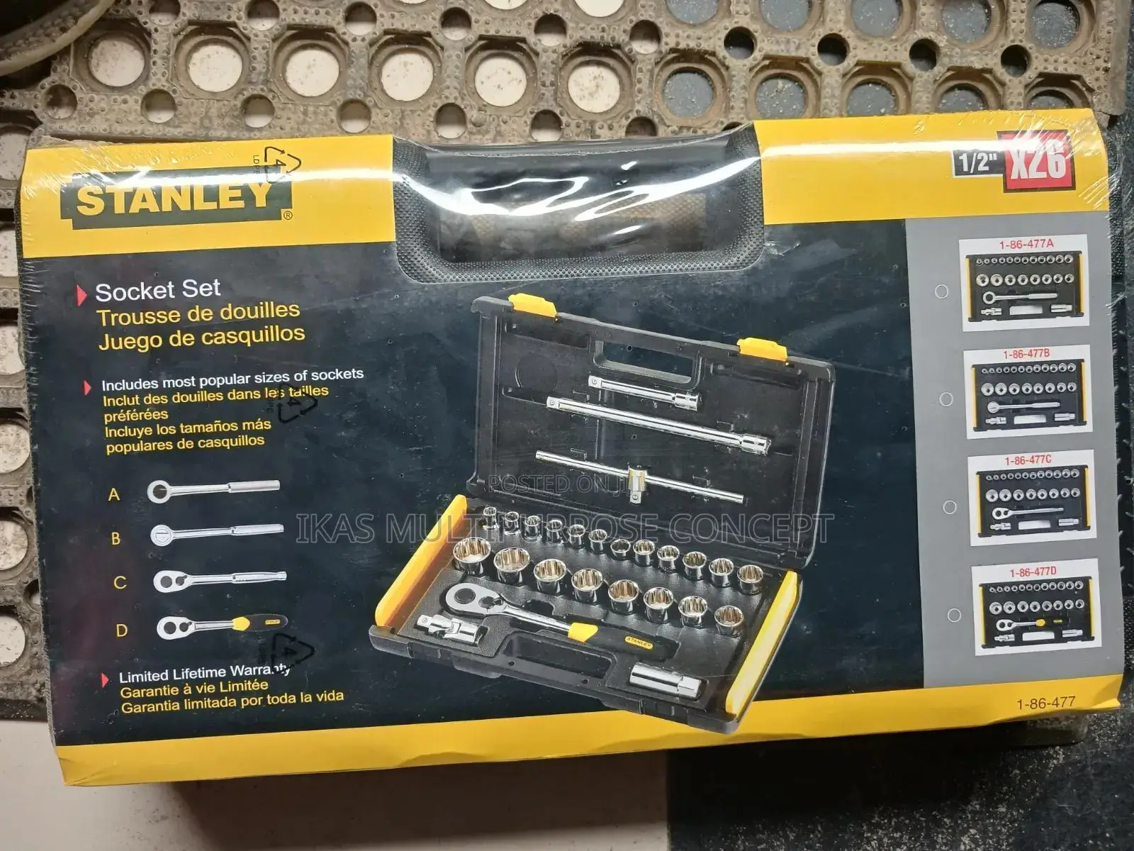 1/2" Stanley Socket Set