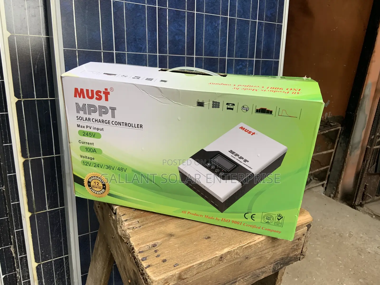 Must MPPT Solar Charger Controller 100A
