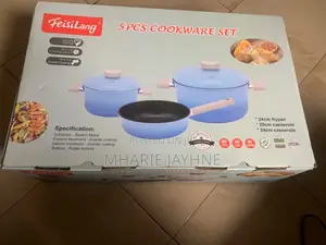 Brand New FeisiLang 5pcs Granite Cookware Set – Sealed, Never Used