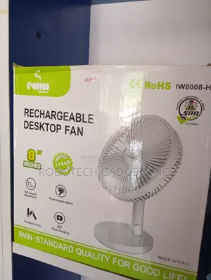 iWin Rechargeable Desktop Fan