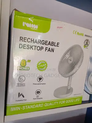 iWin Rechargeable Desktop Fan