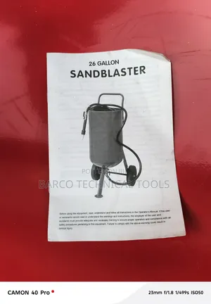 Sandblasting Pot 80 Liters