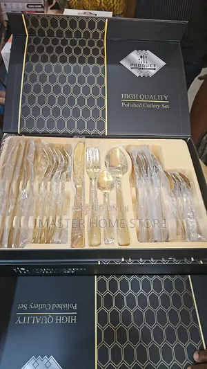 24pcs Gold Cutlery