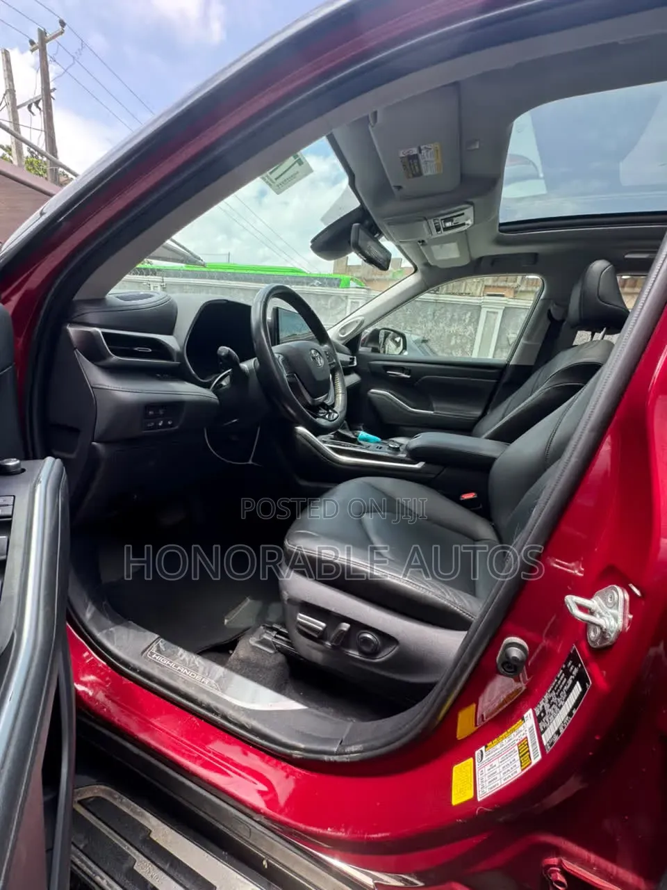 Toyota Highlander 2021 Red