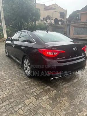 Hyundai Sonata Sport 2.0T 4dr Sedan (2.0L 4cyl Turbo 6A) 2015 Black