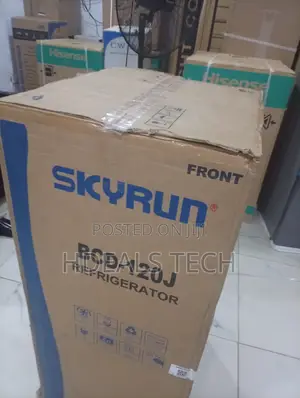 Skyrun BCD-120J 120L Double Door Refrigerator Fridge
