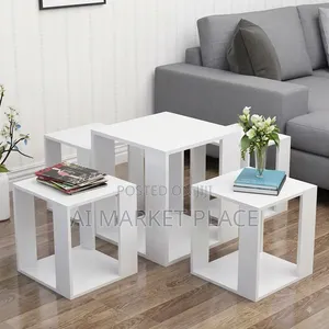 4-Piece Wooden Side Table Set