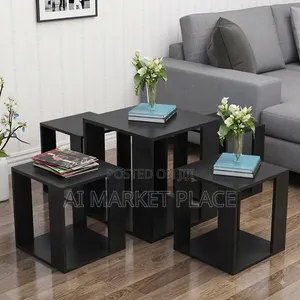 4-Piece Wooden Side Table Set