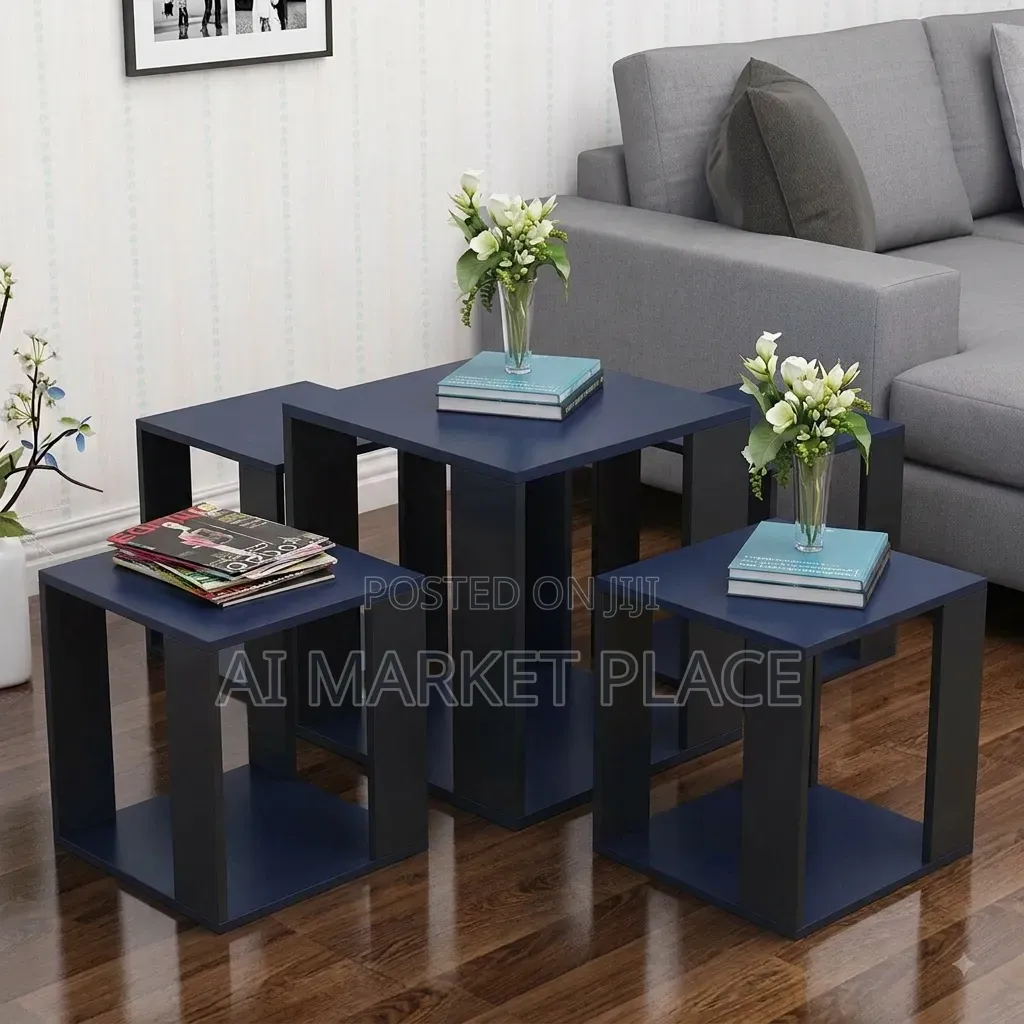 4-Piece Wooden Side Table Set