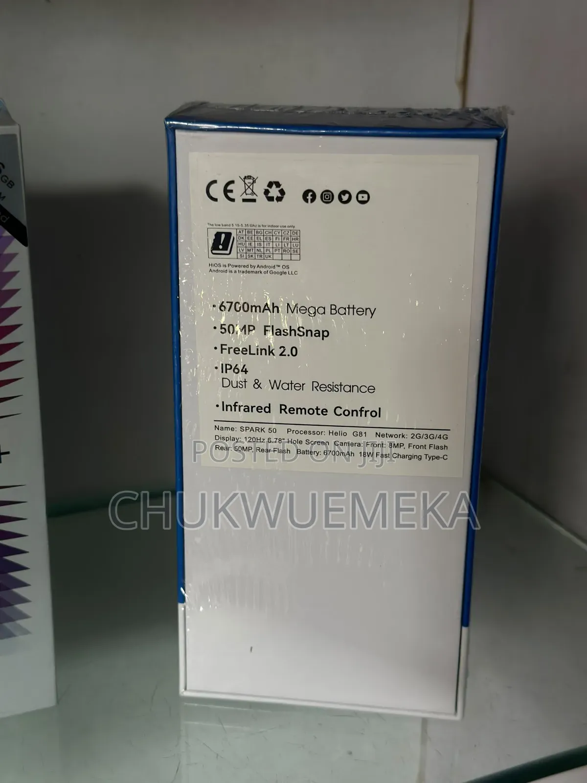 Tecno Spark 50 128 GB Black
