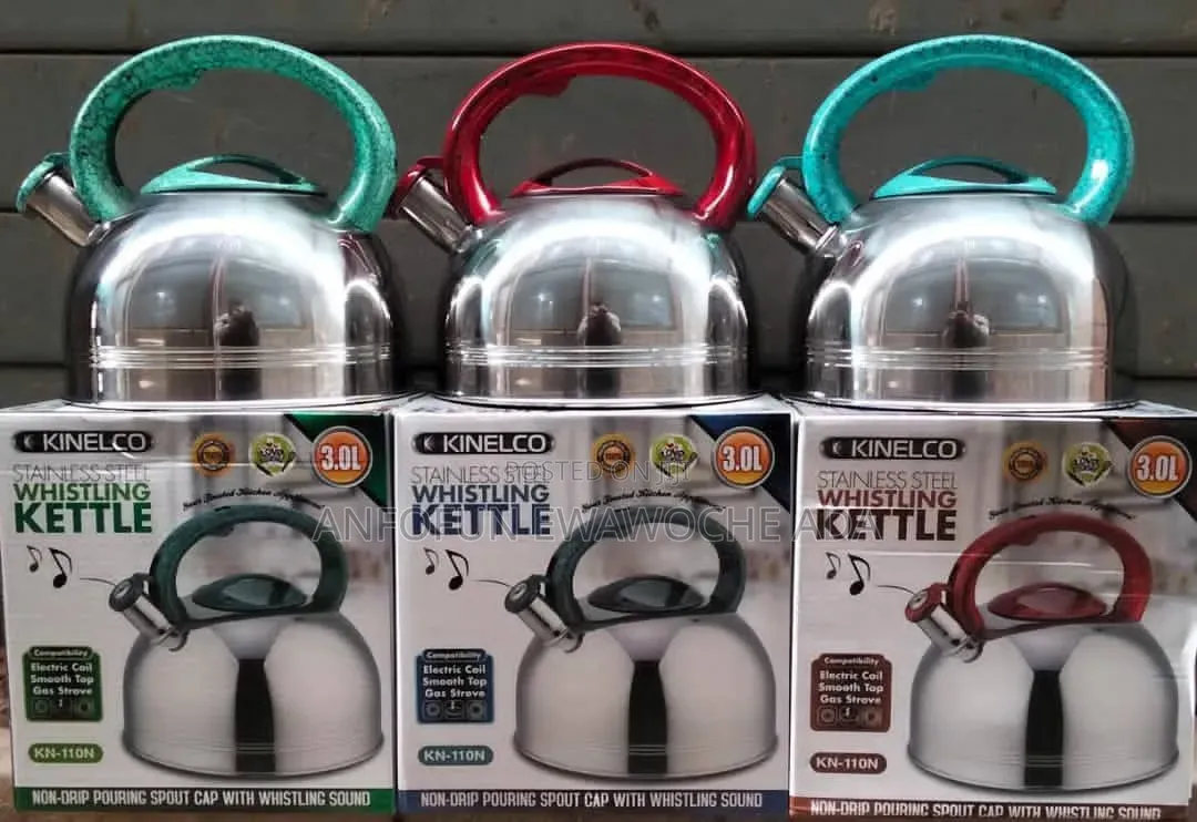 Kinelco 3L Colored Whistling Kettle