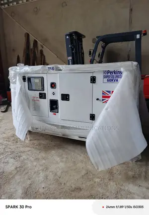 Perkins 60kVA Soundproof Generator –Efficient Power for Demanding Work