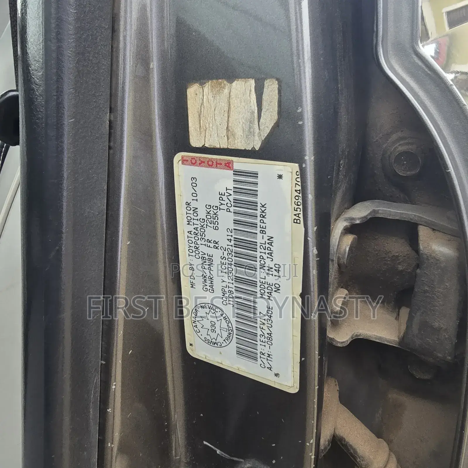 Toyota Echo 2004 Gray