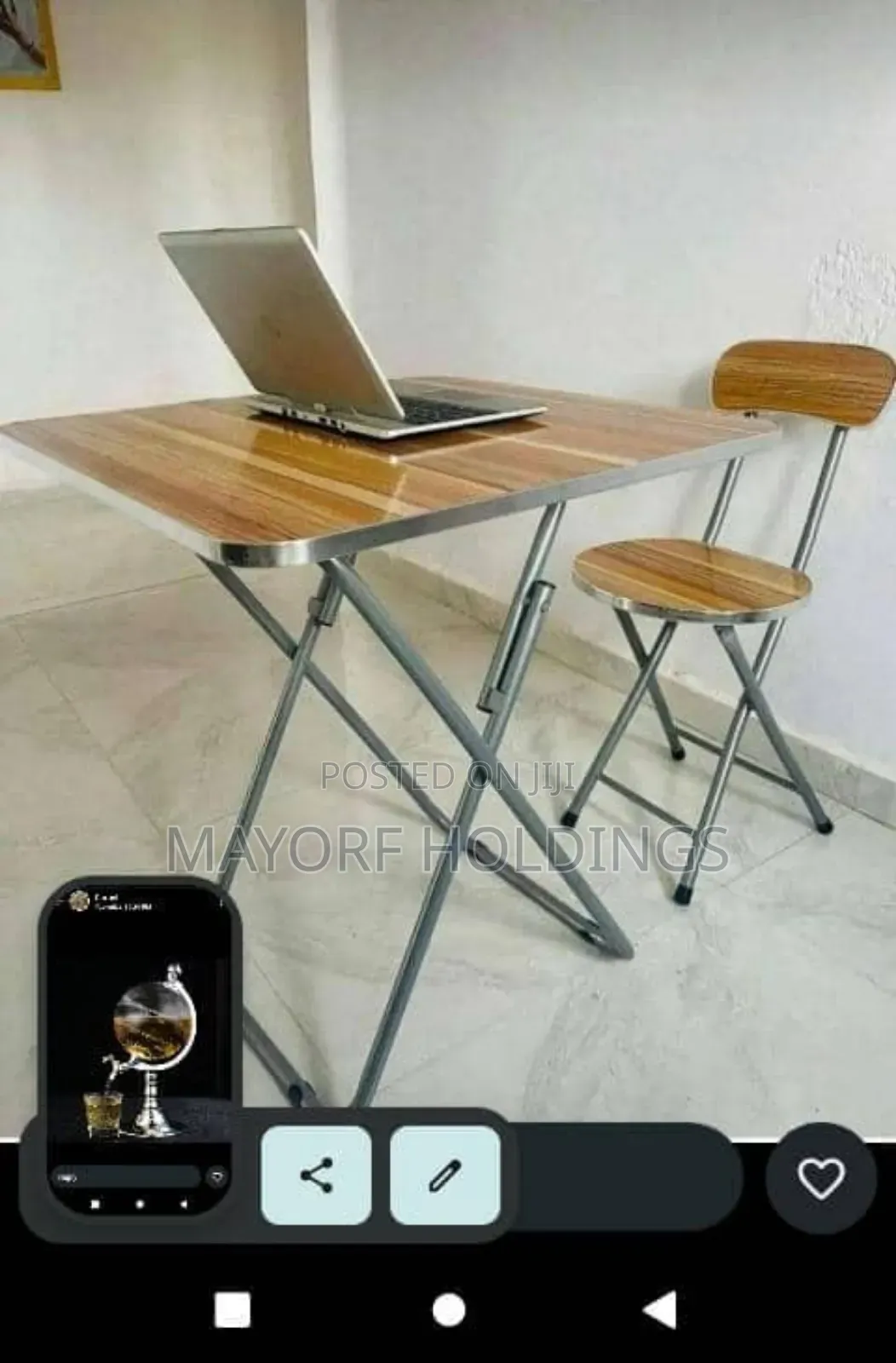 Table and Chair