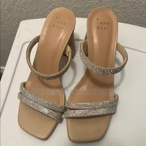 Women's Rhinestone Strap Flat Sandals