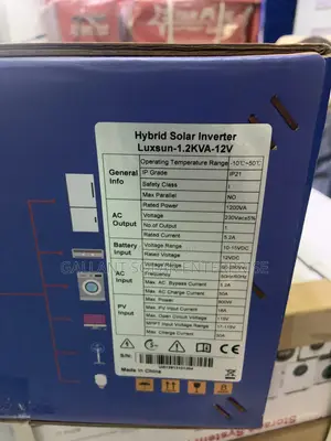 Luxsun Hybrid Solar Inverter 1.2kva 12v