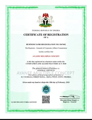 I Will Get Get Your Business Registered With CAC