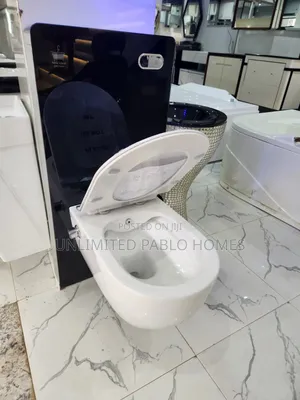 Glass Concealed Wall-Hung Water Closet Set W/C