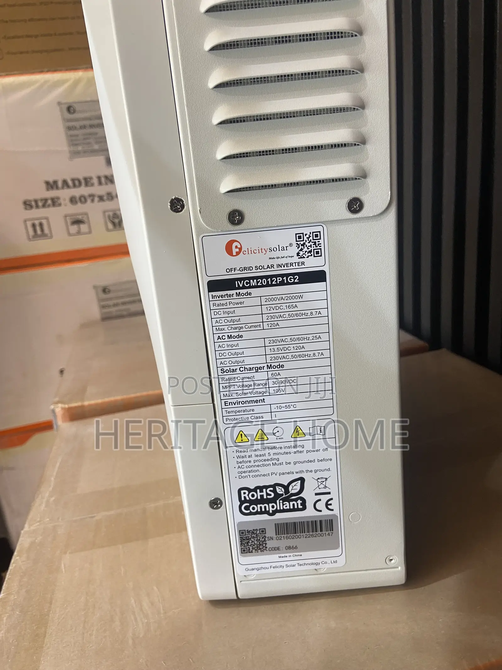 2KVA Felicity Inverter (12V)