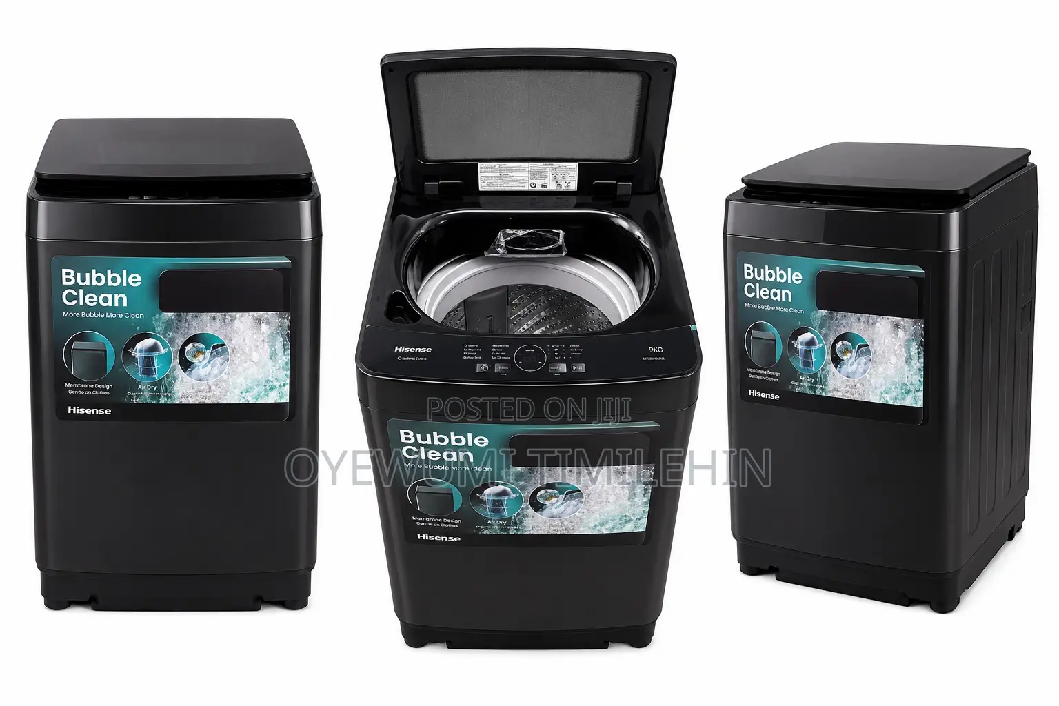 Hisense 9kg Top Loader Automatic Washing Machine (Wash Spin)