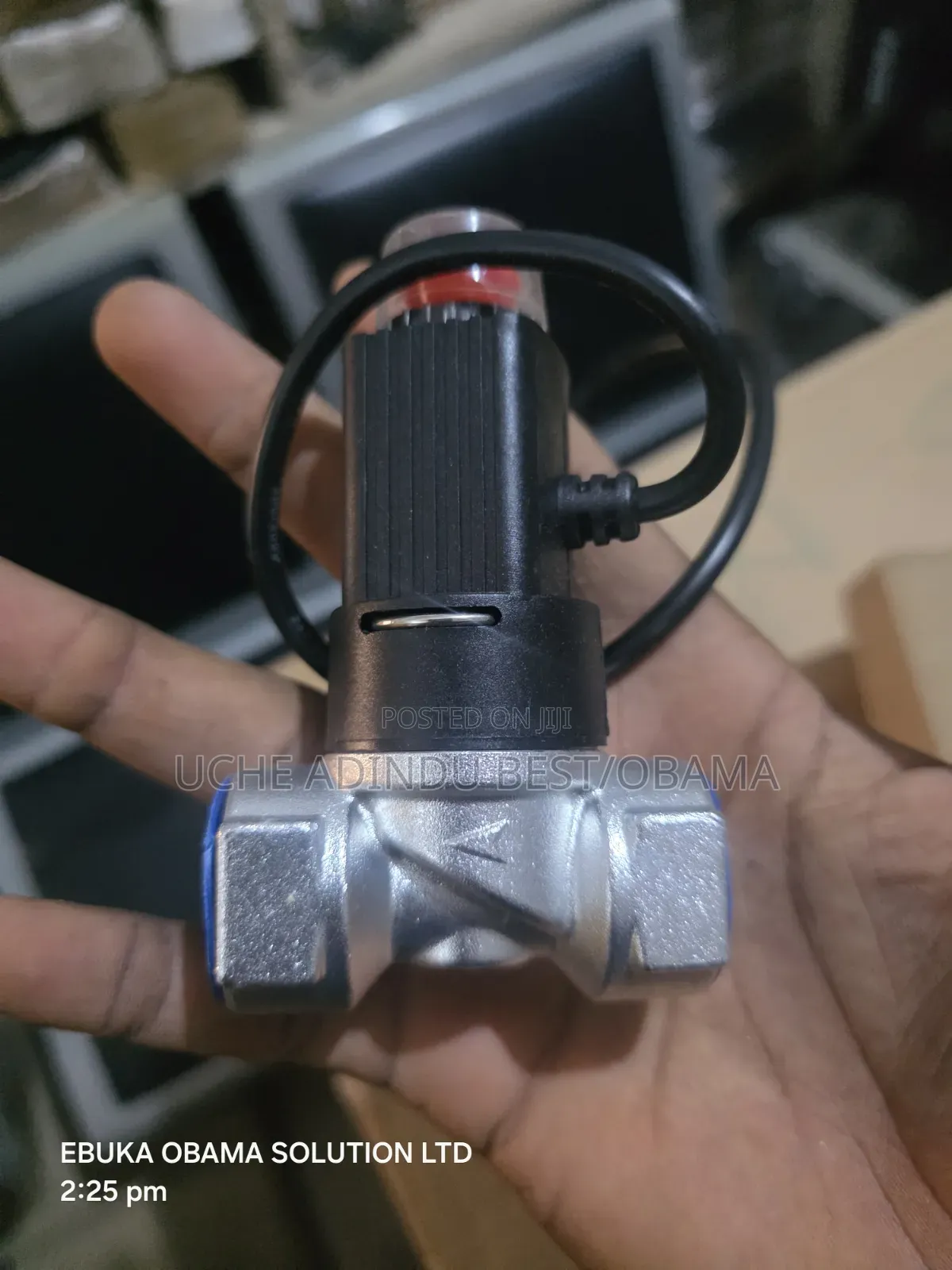 Solenoid Valve With Red Bolt
