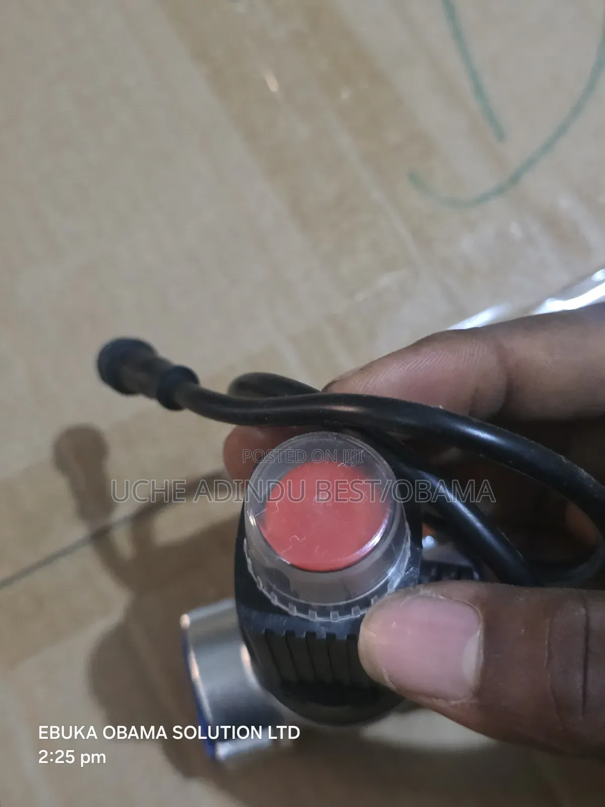Solenoid Valve With Red Bolt