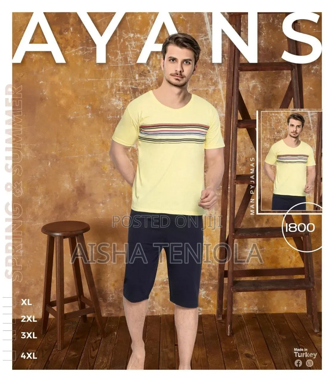 Men Pyjamas Short Nika