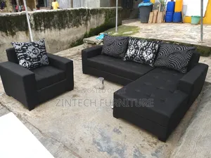 Black Color Shape Chair With a Single Seater