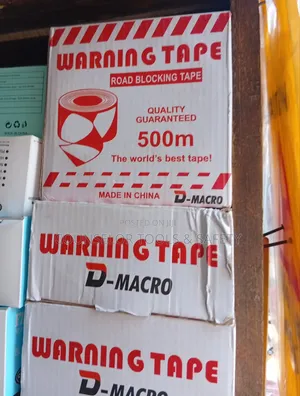 Caution Tape Red and White