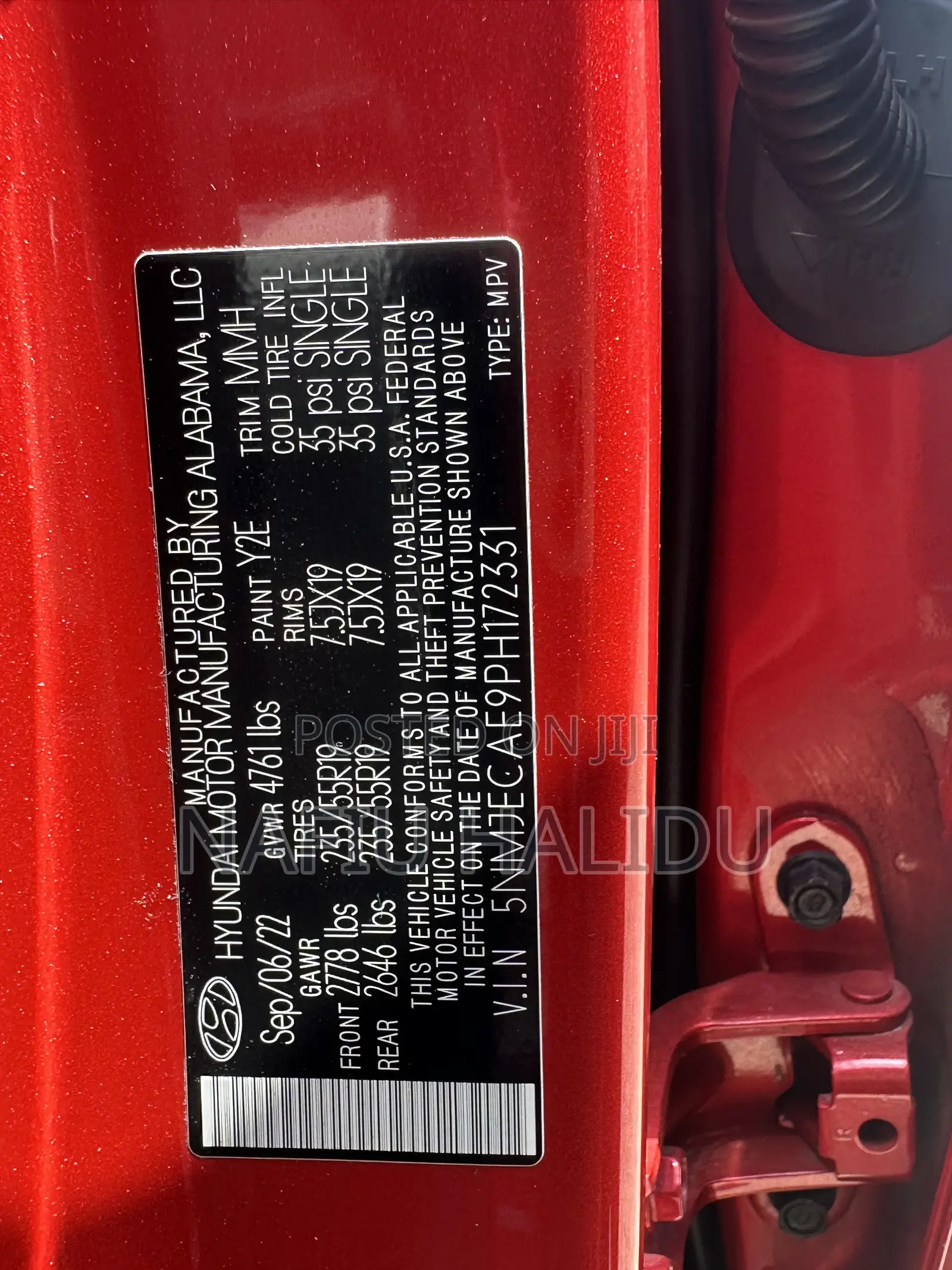 Hyundai Tucson 2023 Red
