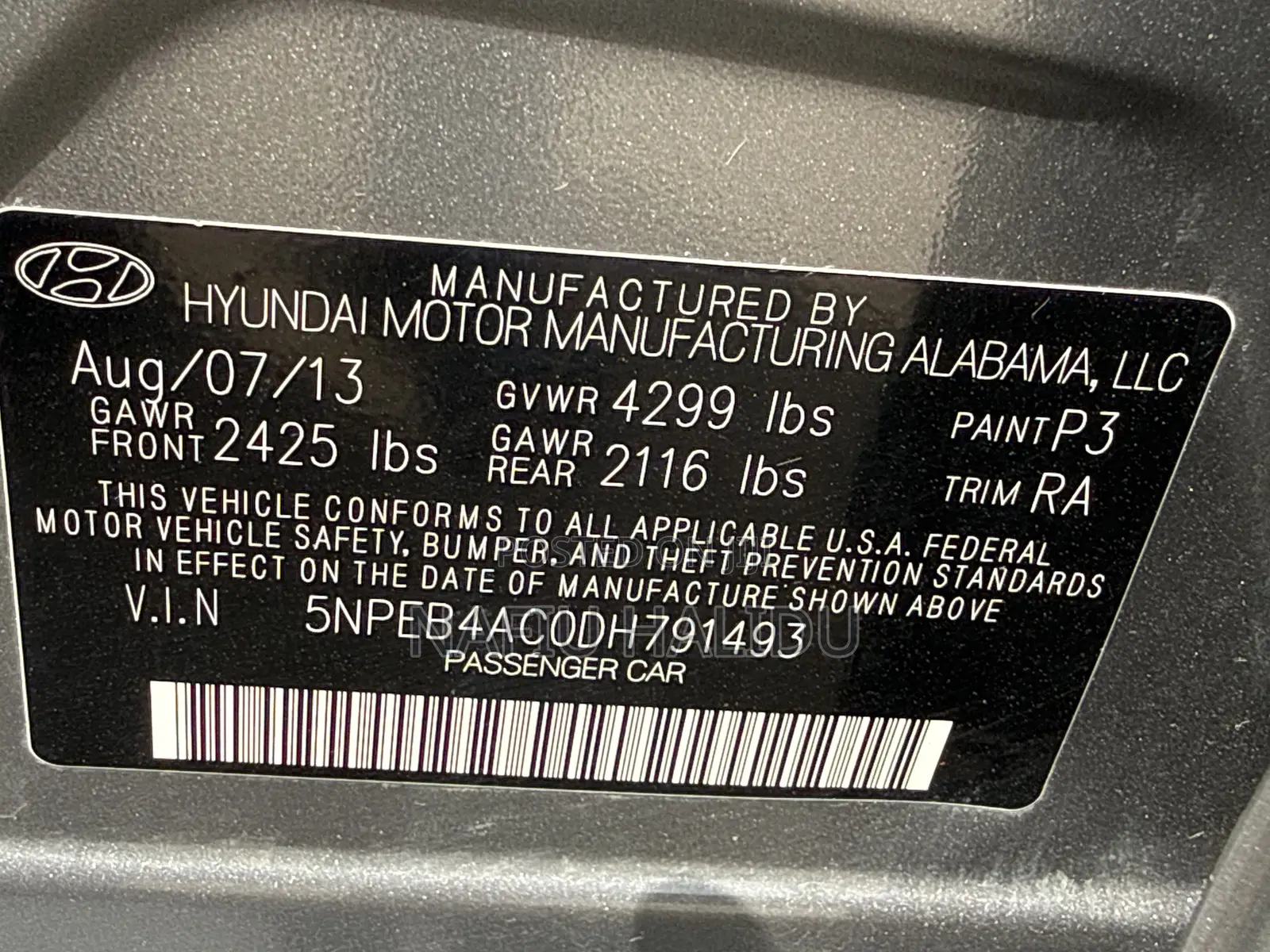 Hyundai Sonata 2014 Gray