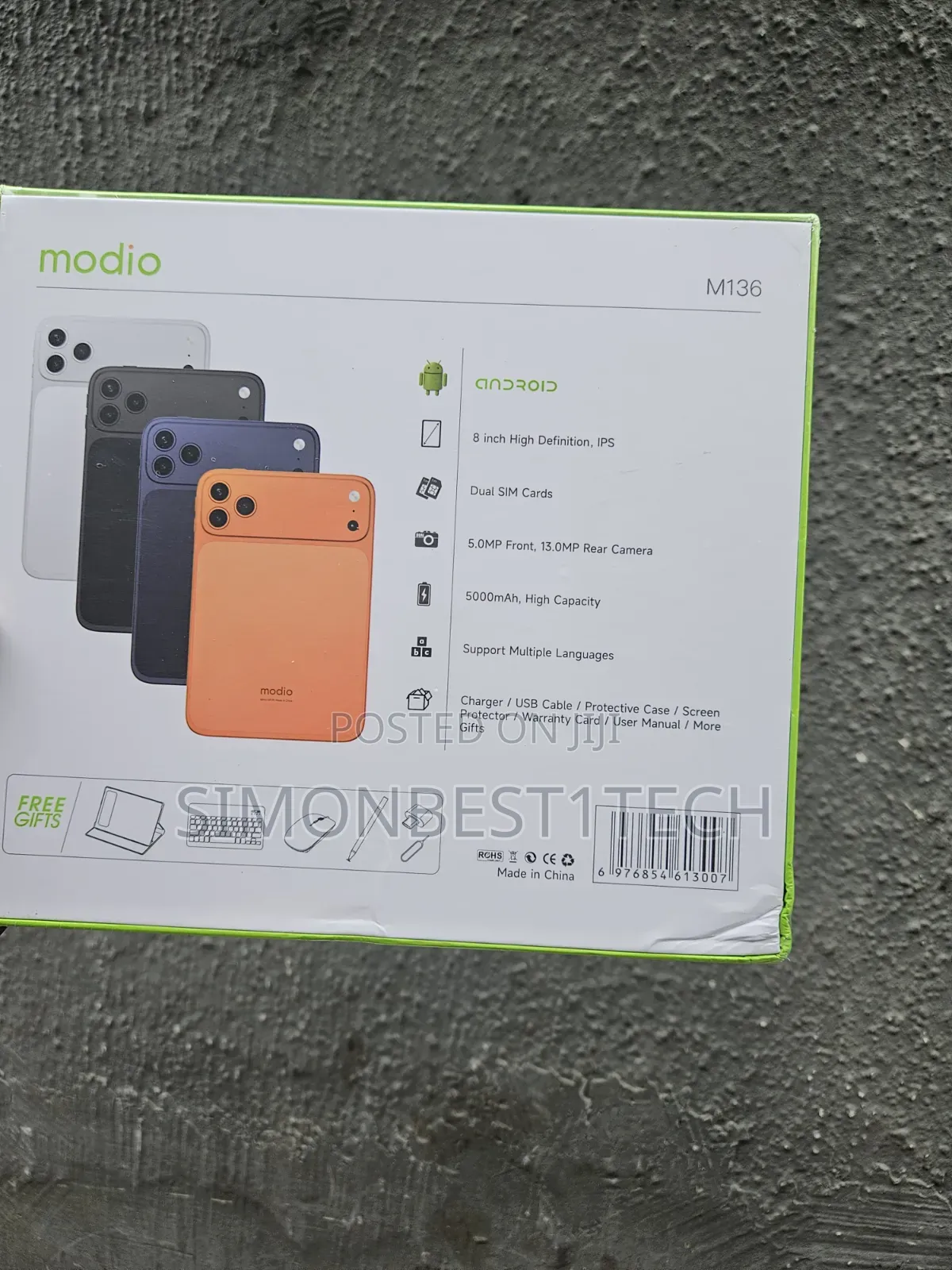 New Modio M134 512 GB Blue