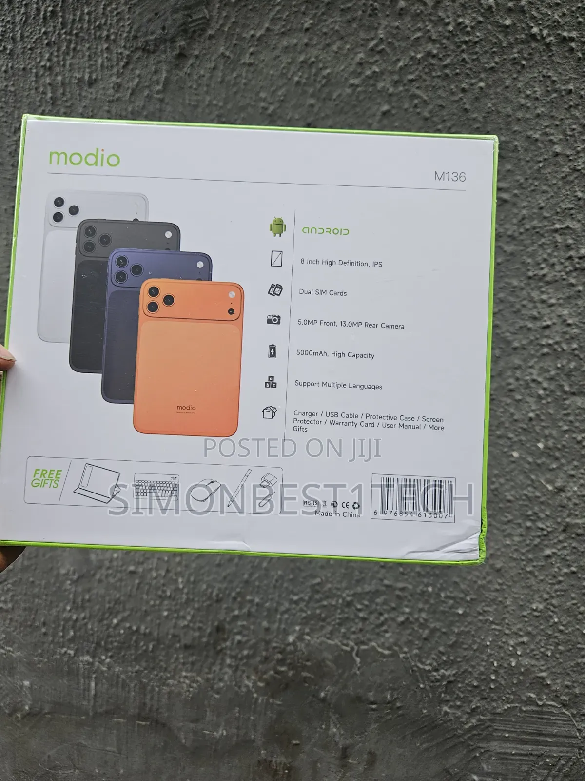 New Modio M134 512 GB Blue