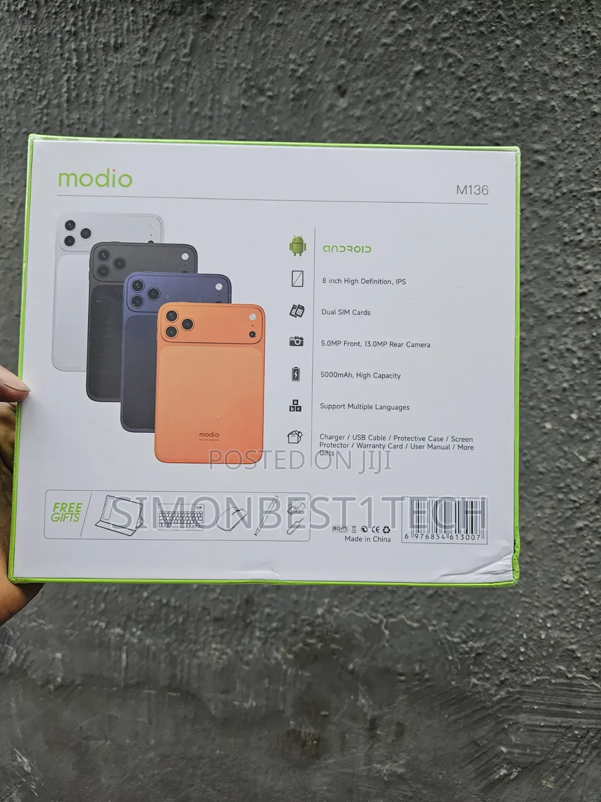 New Modio M134 512 GB Blue