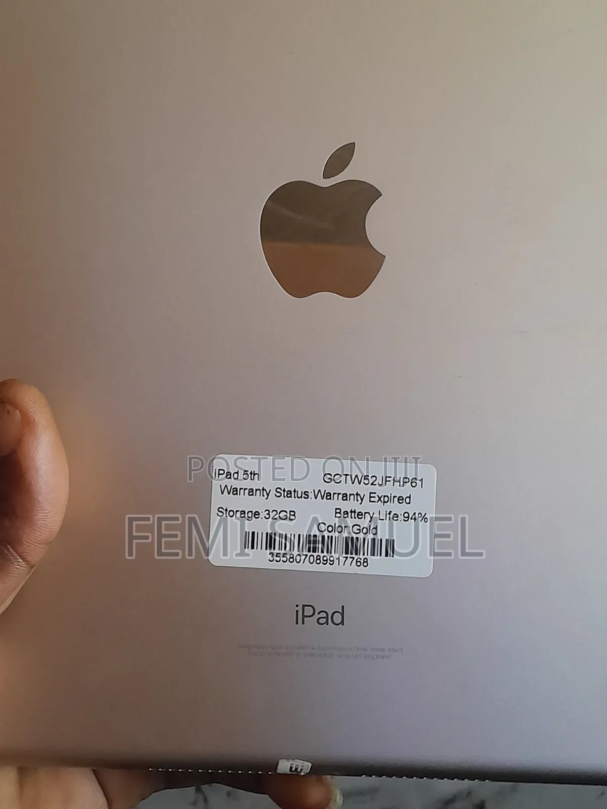 Apple iPad 5 (2022) 32 GB White