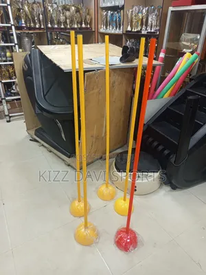 A Set of Agility Slalom Poles 5 Pieces