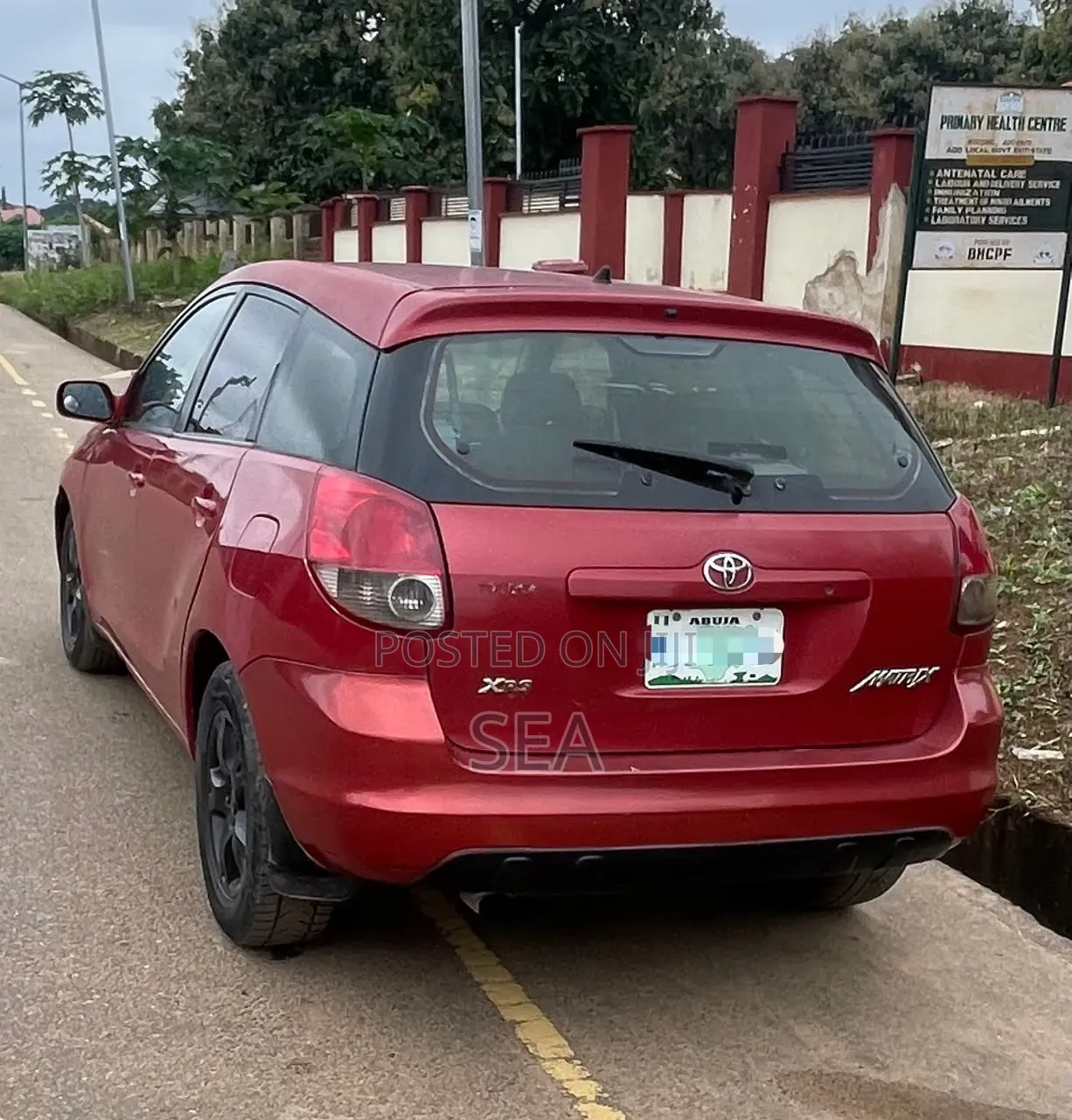 Toyota Matrix 2003 Red