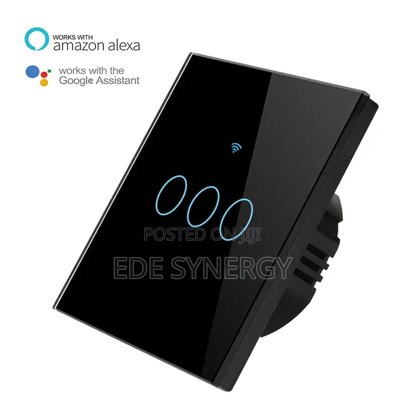 3 Gang Smart Wi-Fi Switches With Mobile App