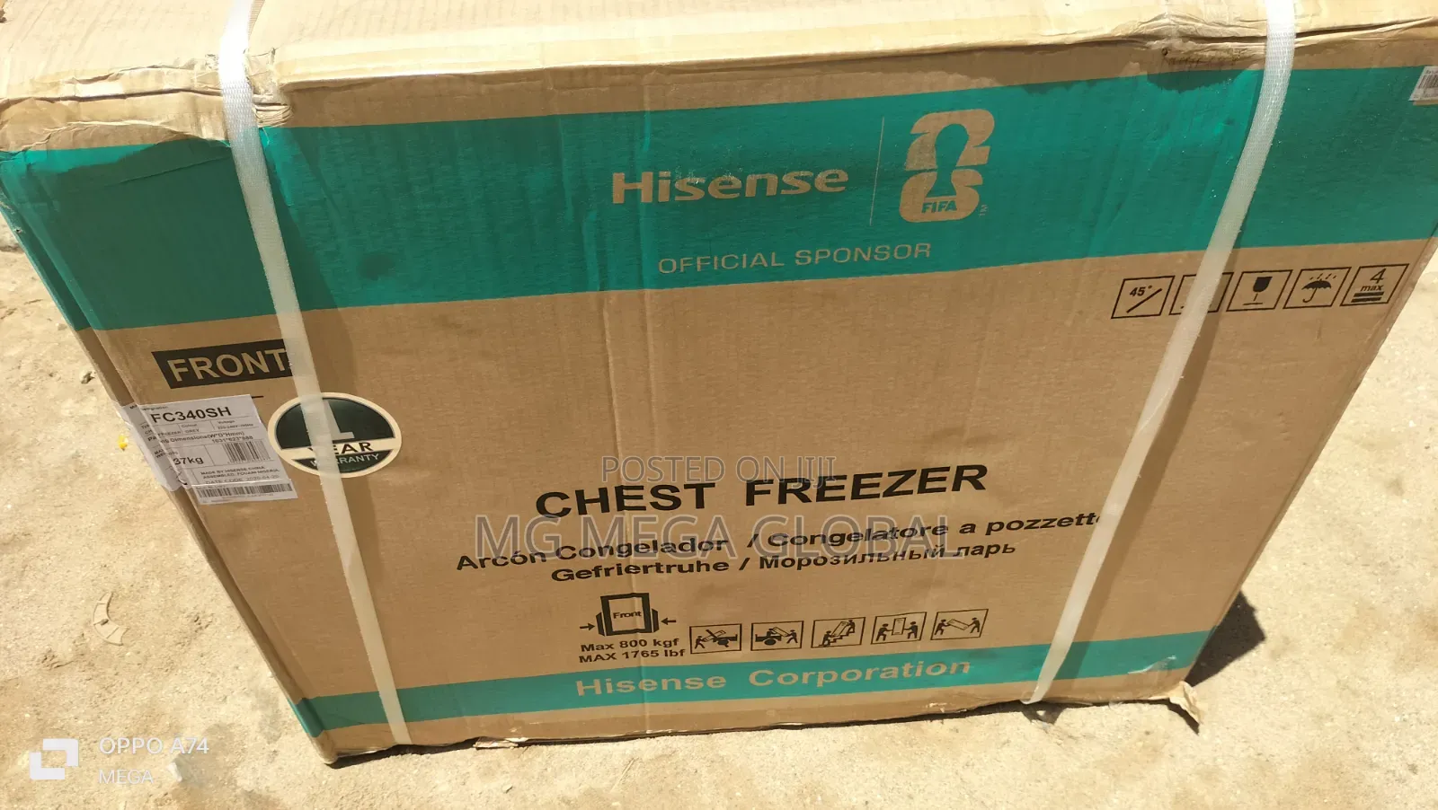 Hisense Freezer 340sh