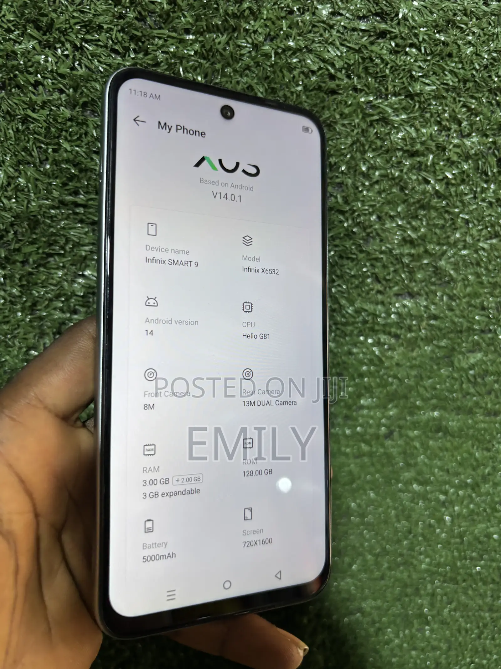 Infinix Smart 9 128 GB Graphite