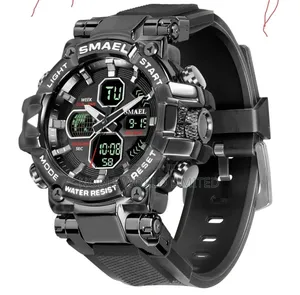 High Quality Smael Alloy Steel Rubber Watch SMT 8d