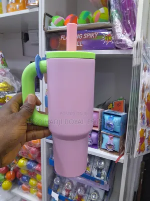 40oz Vacuum Insulated Tumbler Travel Mug With Handle Straw (1.2L)