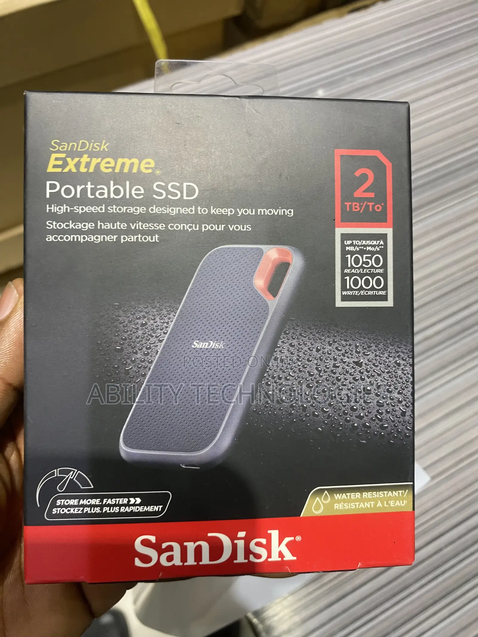 Sandisk Extreme 2TB SSD
