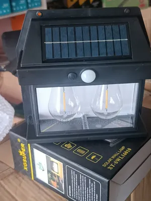 Solar Wall Lamp, Designed Mainly for Outdoor Lighting.