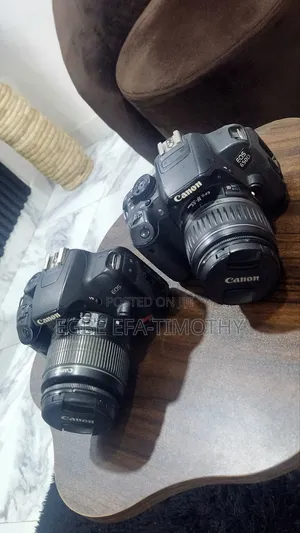 Canon Cameras and Lenses, With Batteries and Charger