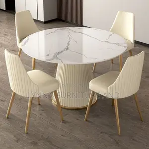 Well Padded Dinning Set With Foreign Fabric