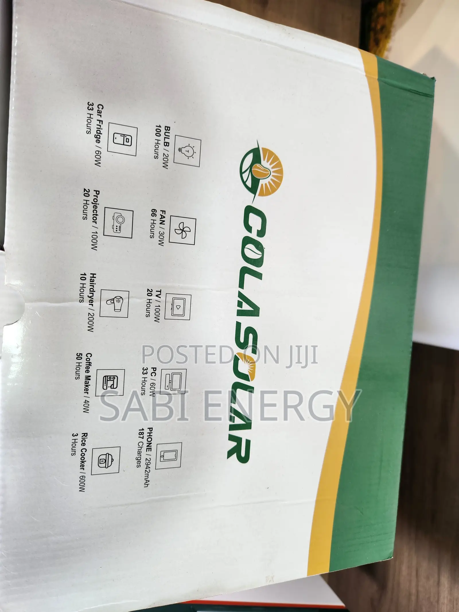 Cola 2kwh Solar Power Generator
