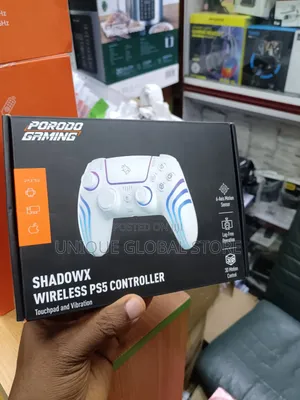 Porodo Gaming Shadowx Wireless PS5 Controller withTouchpad Vibration