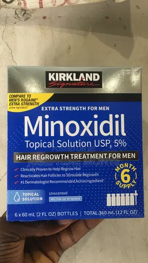 Minoxidil Original Signature 5% Extra Strength, Beard Growth Treatment